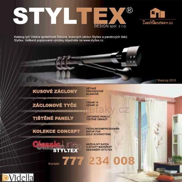 Styltex katalog, strana 1
