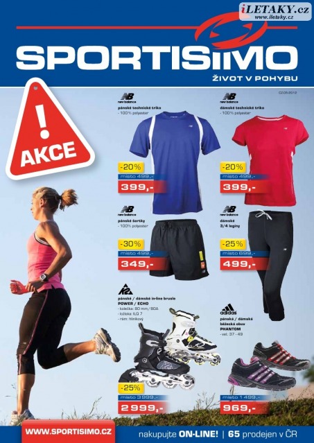 Sportisimo leták, strana 1 Sportisimo leták, strana 1