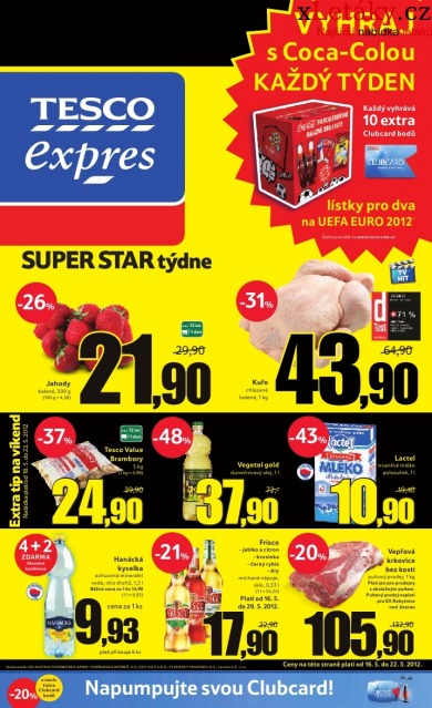 Tesco leták, strana 1 Tesco leták, strana 1