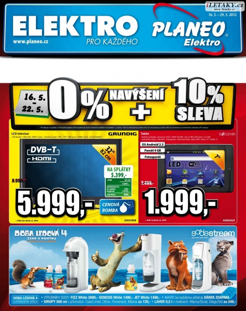 Planeo Elektro leták, strana 1 Planeo Elektro leták, strana 1