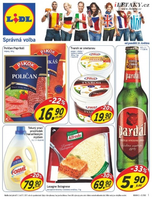 Lidl akční leták, strana 1 Lidl akční leták, strana 1