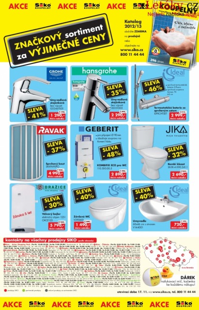 Koupelny Siko katalog, strana 4 Koupelny Siko katalog, strana 4