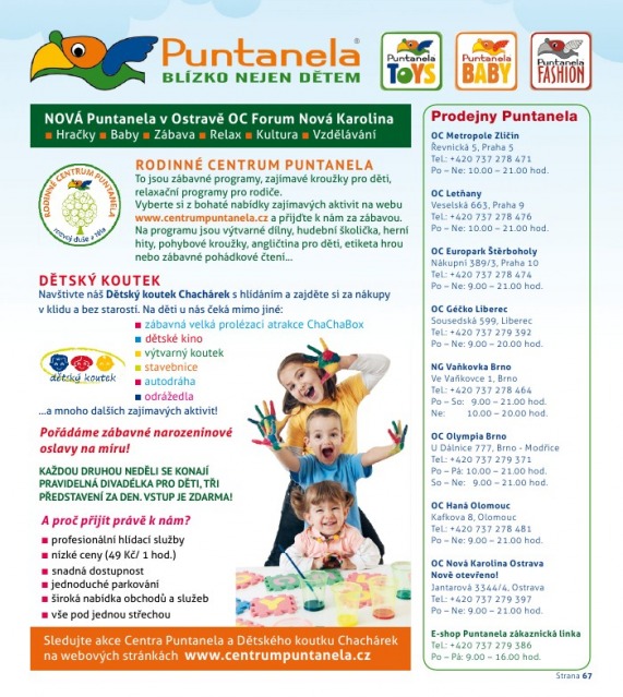 Puntanela leták, strana 67 Puntanela leták, strana 67