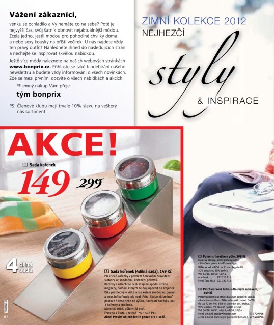 Bonprix katalog 2012, strana 2 Bonprix katalog 2012, strana 2