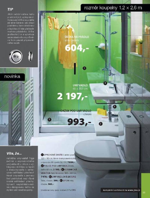 Koupelny Jika katalog, strana 32