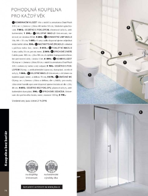 Koupelny Jika katalog, strana 73