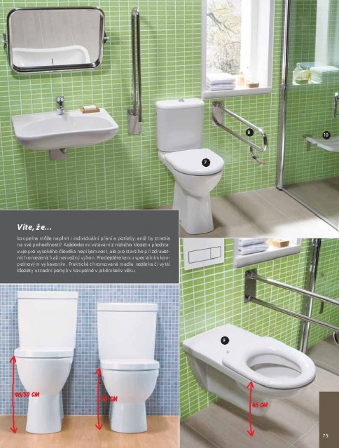 Koupelny Jika katalog, strana 74