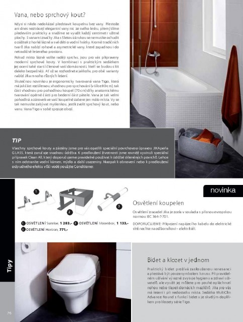 Koupelny Jika katalog, strana 75