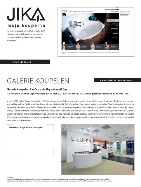 Koupelny Jika katalog, strana 83