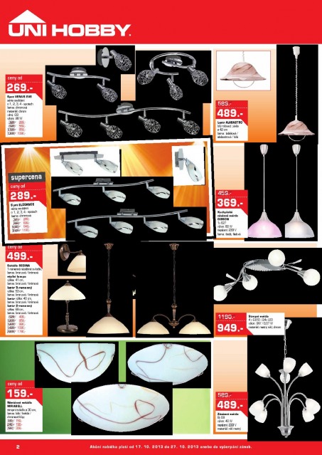 Uni Hobby leták, strana 2 Uni Hobby leták, strana 2