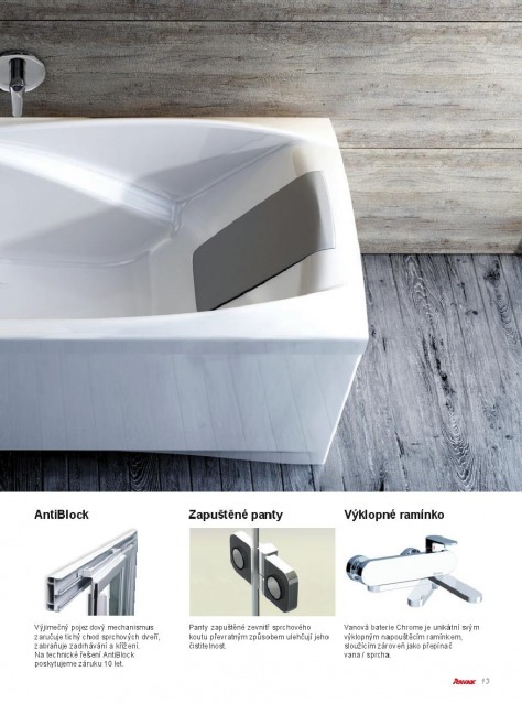 Koupelny Ravak katalog, strana 13