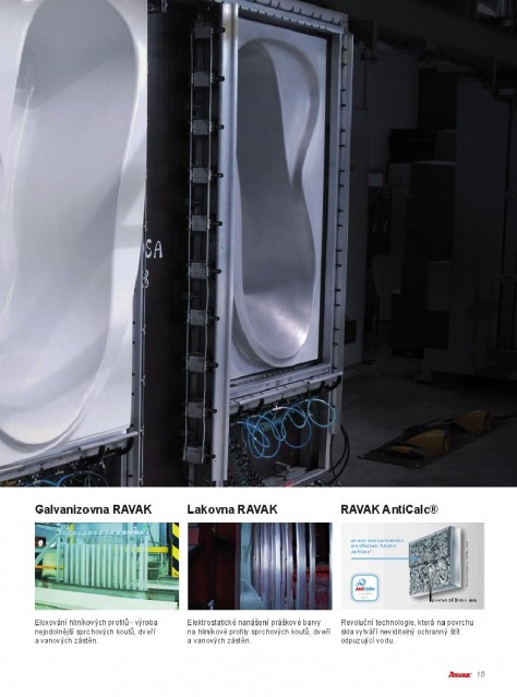 Koupelny Ravak katalog, strana 15