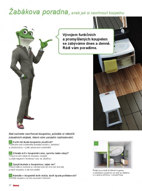 Koupelny Ravak katalog, strana 20