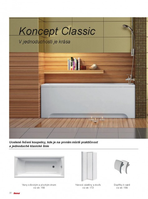 Koupelny Ravak katalog, strana 30