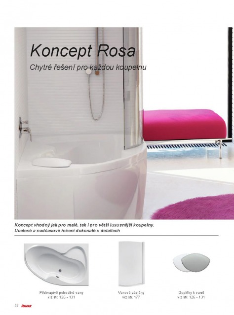 Koupelny Ravak katalog, strana 32