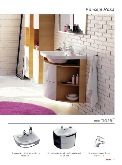 Koupelny Ravak katalog, strana 33