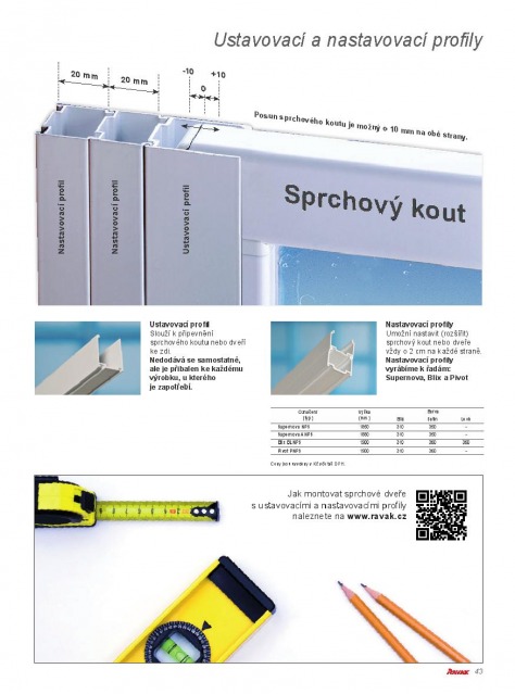 Koupelny Ravak katalog, strana 43