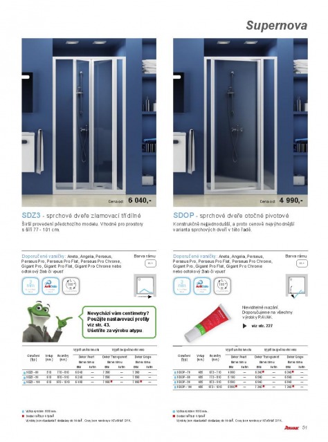 Koupelny Ravak katalog, strana 51