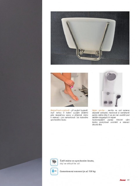 Koupelny Ravak katalog, strana 89