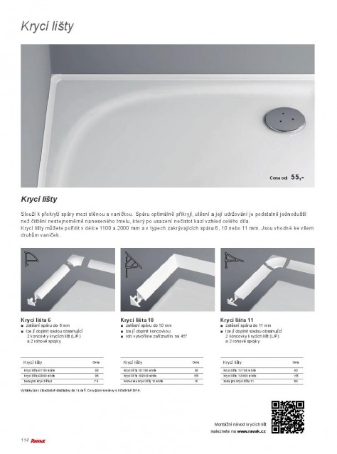 Koupelny Ravak katalog, strana 114