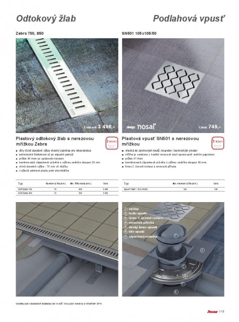 Koupelny Ravak katalog, strana 119