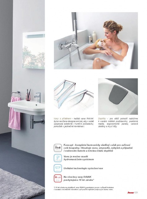 Koupelny Ravak katalog, strana 121