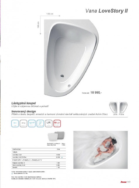 Koupelny Ravak katalog, strana 143