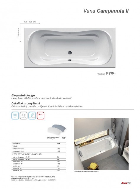 Koupelny Ravak katalog, strana 160