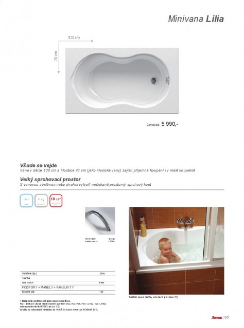 Koupelny Ravak katalog, strana 164