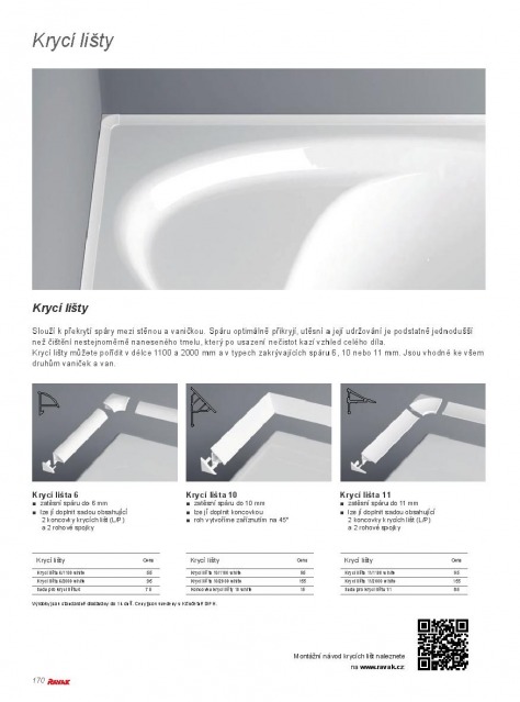 Koupelny Ravak katalog, strana 169