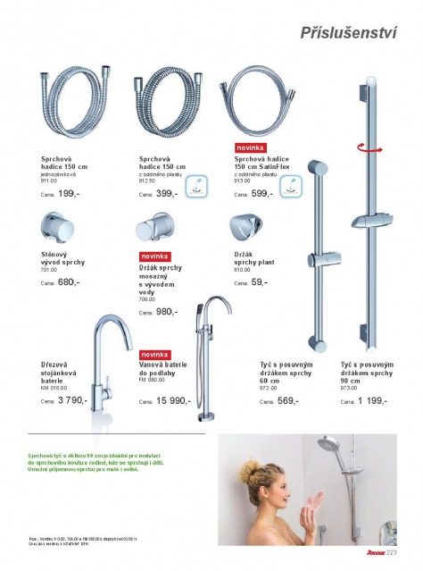 Koupelny Ravak katalog, strana 222