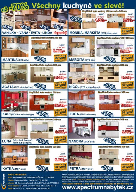 Spectrum nábytek leták, strana 4 Spectrum nábytek leták, strana 4