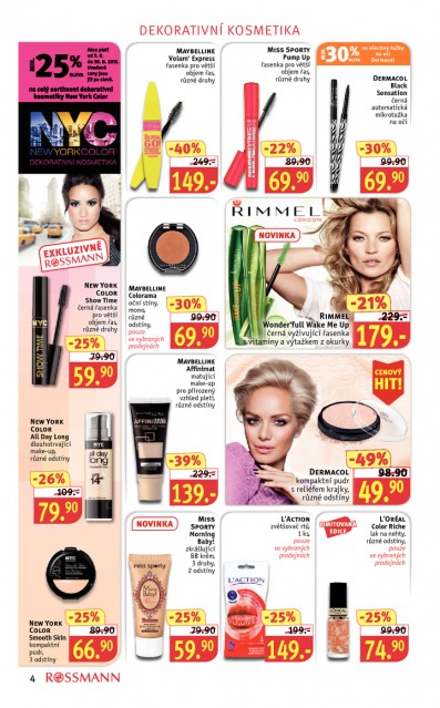 Rossmann leták, strana 4 Rossmann leták, strana 4