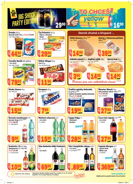 Žabka leták, strana 2 Žabka leták, strana 2